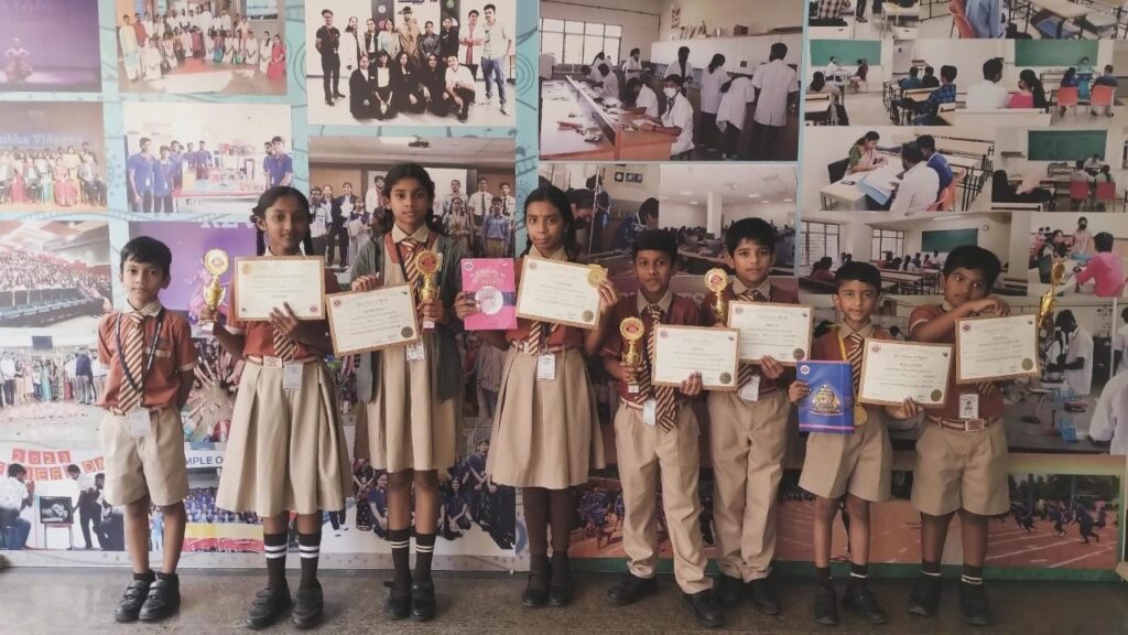 Spell Bee State-Level Achievers from Amruthaya Central School