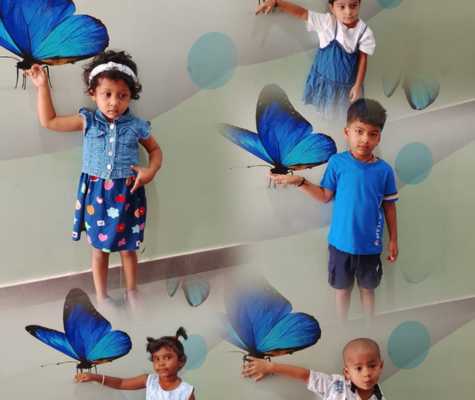 Blue Day at Amruthaya Central School
