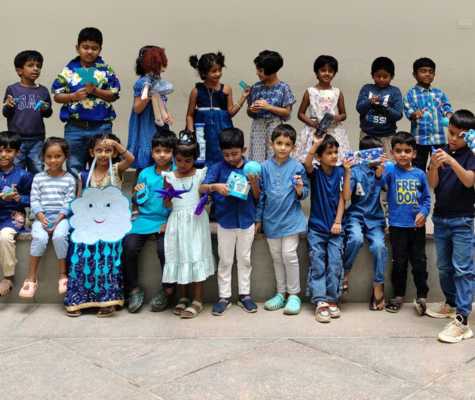 Blue Day at Amruthaya Central School