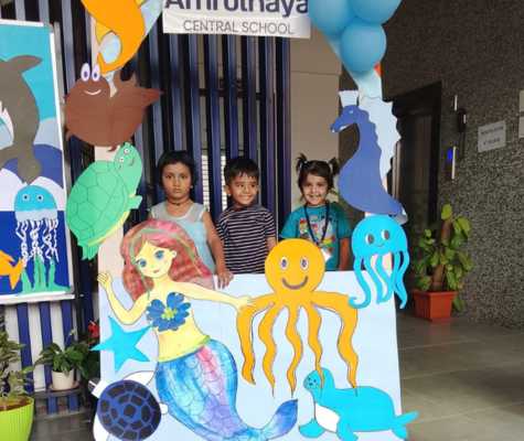 Blue Day at Amruthaya Central School