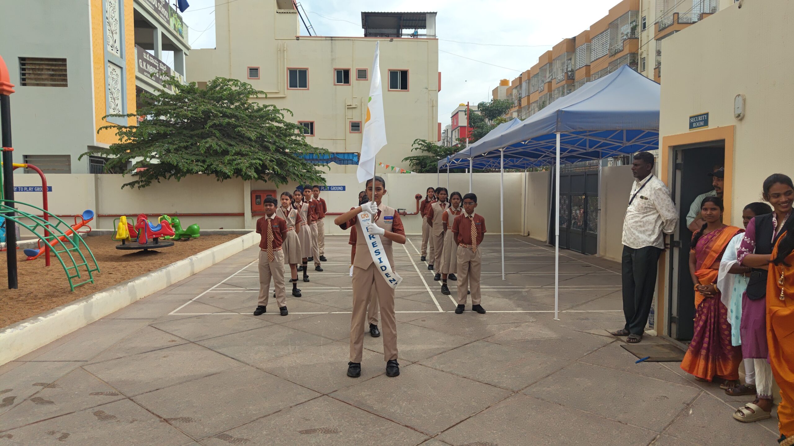 Independence Day Celebrations at Amruthaya Central School