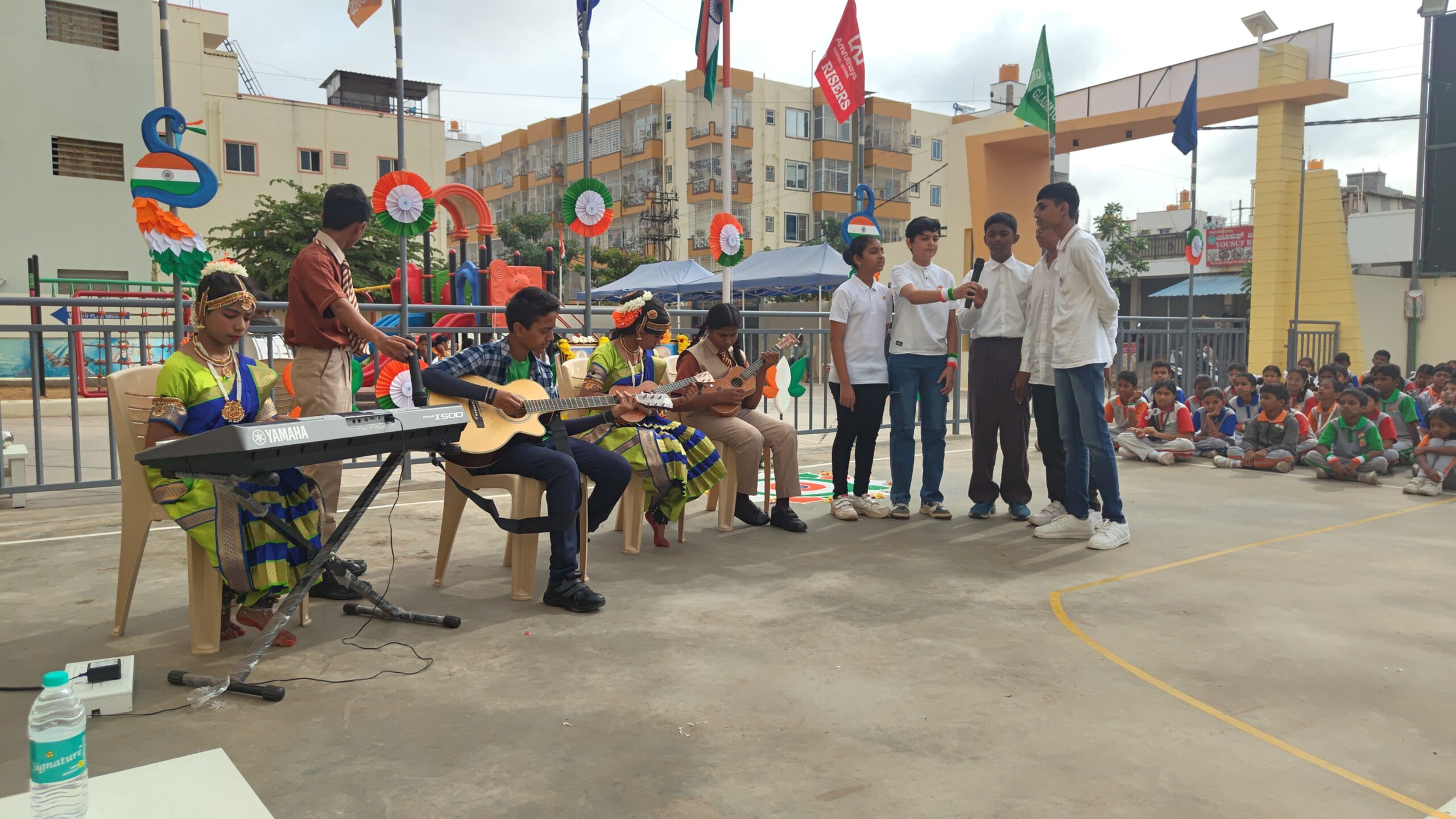 Independence Day Celebrations at Amruthaya Central School