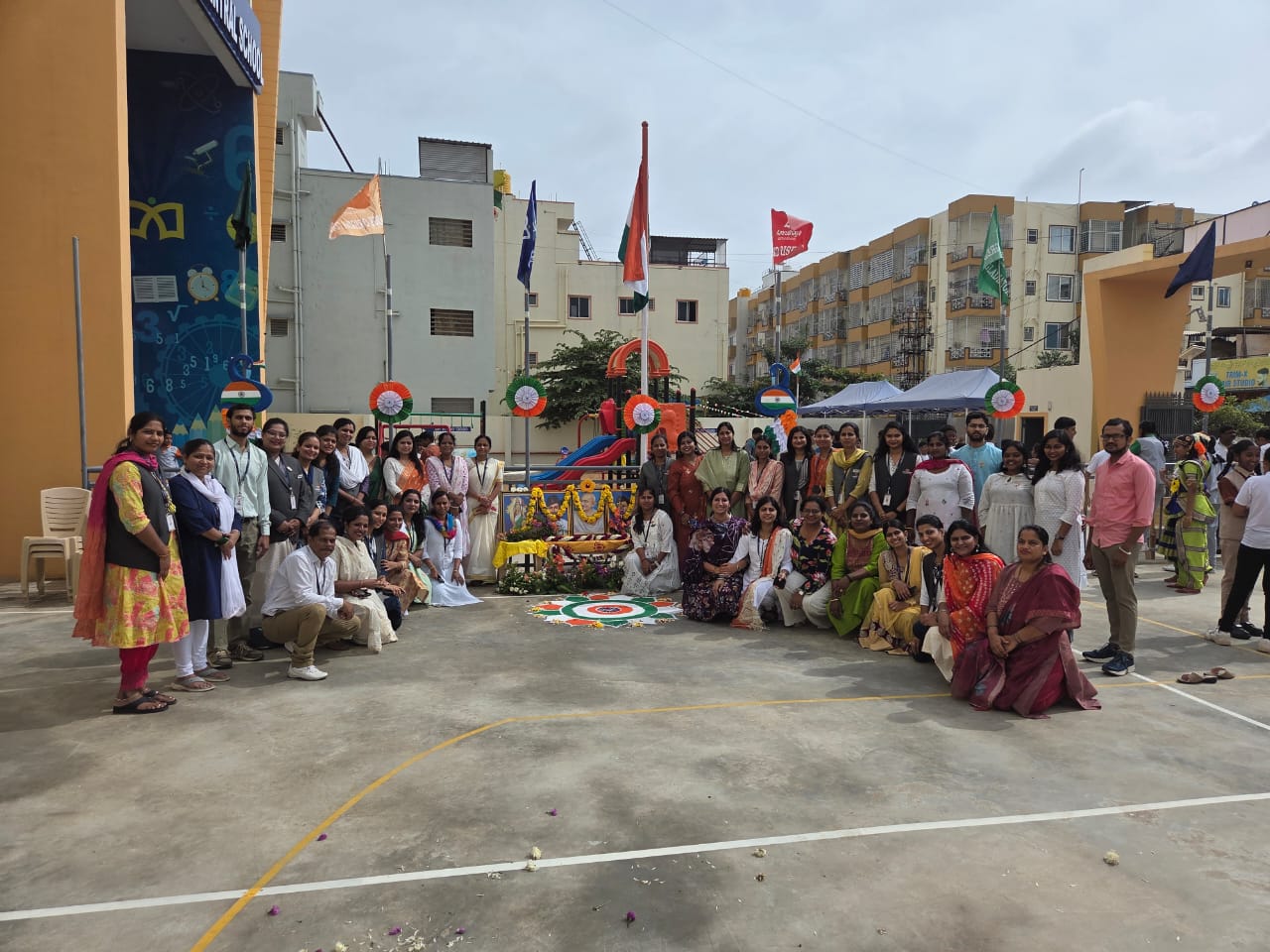 Independence Day Celebrations at Amruthaya Central School