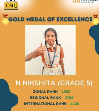 SOF Mathematics Olympiad, winning the Gold Medal of Excellence