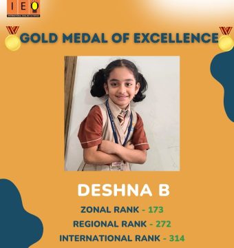 Achievement in SOF International English Olympiad (IEO)